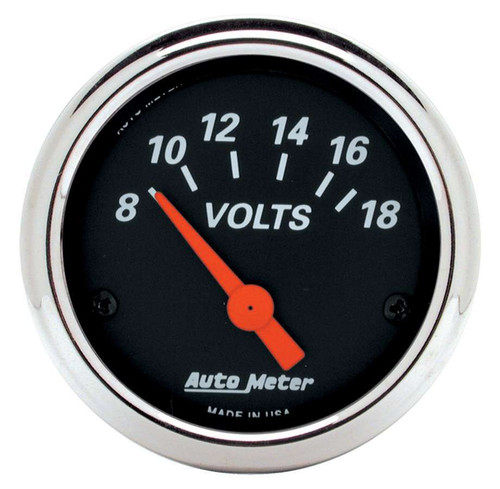 AUTOMETER 2-1/16 D/B Voltmeter Gauge 8-18 ATM1483