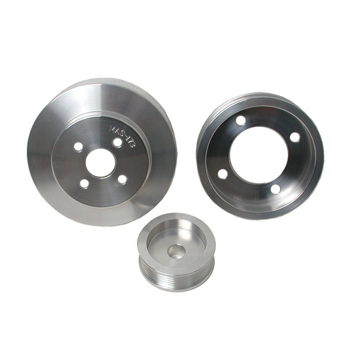 BBK PERFORMANCE 3pc. Aluminum Pulley Kit - 94-95 Mustang 5.0L BBK1554