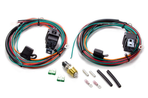 BE-COOL RADIATORS Wiring Harness Kit For Dual Fans BEC75117