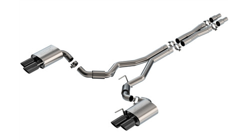 BORLA 24-   Mustang 5.0L Axle Baxk Exhaust BOR140970BC