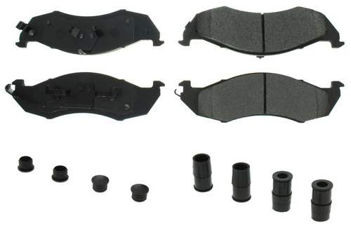CENTRIC BRAKE PARTS Posi-Quiet Ceramic Brake Pads with Shims and Har CBP105.05760