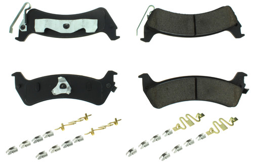CENTRIC BRAKE PARTS Posi-Quiet Extended Wear Brake Pads with Shims a CBP106.06660