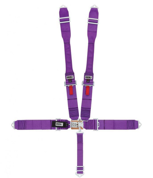 CROW SAFETY GEAR 5-Way L&L 52in Lap Belt- Indiv Dog Bone  Harness CRW11005DB