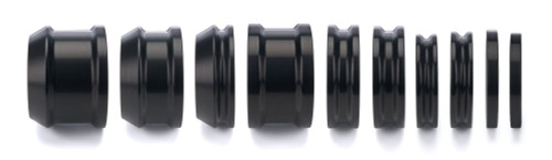DIVERSIFIED MACHINE Alum Spacer Kit Black  DMISRC-2590B
