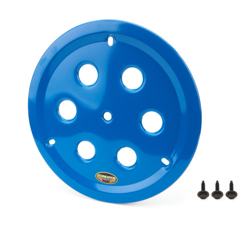 DOMINATOR RACE PRODUCTS Wheel Cover Hole Vent Alum Bolt 15in Blue DOM1032-B-BL