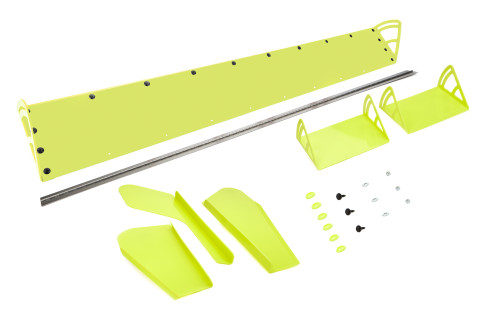 DOMINATOR RACE PRODUCTS Plastic Spoiler 8x72in LM Fluorescent Yellow DOM920-FLO-YE
