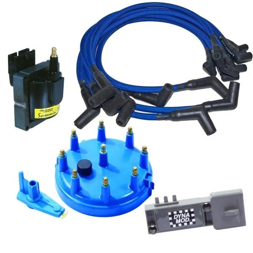 PERFORMANCE DISTRIBUTORS Ignition Kit Firepower 84-93 Mustang Blue DUI5-0KIT-BL