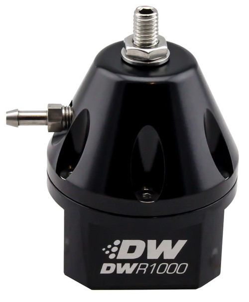 DEATSCHWERKS Fuel Pressure Regulator Adjustable  Black Finish DWK6-1000-FRB