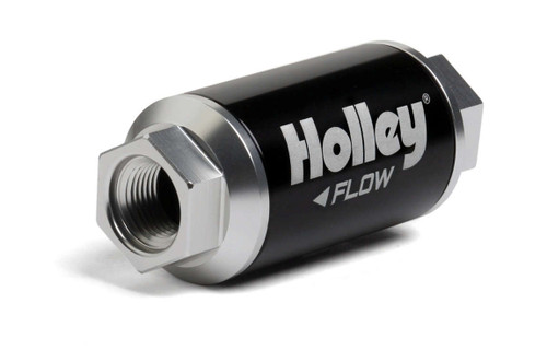 HOLLEY Billet HP Fuel Filter - 3/8NPT 40-Micron 100GPH HLY162-562