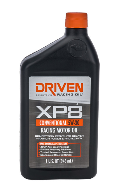 DRIVEN RACING OIL XP8 5w30 Petroleum Oil 1 Qt JGP01906