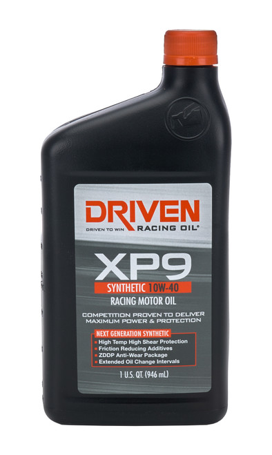 DRIVEN RACING OIL XP9 10w40 Synthetic Oil 1 Qt Bottle JGP03206