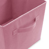 6 Collapsible Foldable Cloth Fabric Cubby Cube Storage Bins Baskets for Shelves