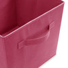 6 Collapsible Foldable Cloth Fabric Cubby Cube Storage Bins Baskets for Shelves