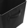 6 Collapsible Foldable Cloth Fabric Cubby Cube Storage Bins Baskets for Shelves