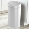 Kitchen Trash Can 13.2 Gallon Stainless Steel with Motion Sensor Hands Free Open