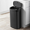 Kitchen Trash Can 13.2 Gallon Stainless Steel with Motion Sensor Hands Free Open