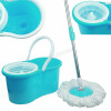 Easy Wring Spin MopandBucket System 2 Microfiber Mop Head Blue Green Purple