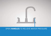 Genuine Moen 1224 OEM 2-Handle Replacement Faucet Cartridge for Bathroom Sink & Tub/Shower Repair