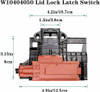 W10404050 Lid Lock Latch Switch Compatible with Whirlpool,Kenmore Washer Machine