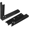 2x Adjustable Microwave Brackets Wall Mount Heavy Duty Shelf Carbon Steel Cradle