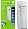 2 Pack GE FQSVF Dual Stage SmartWater Under Sink Drinking Water Filter