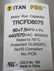 TitanPro TRCFD6075 HVAC Round Dual Motor Run Capacitor 60/7.5 MFD/UF440/370