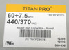 TitanPro TRCFD6075 HVAC Round Dual Motor Run Capacitor 60/7.5 MFD/UF440/370