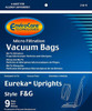 Type F and G Eureka Vacuum Cleaner Replacement Bag 9 Pack Eureka FandG bags 9pk