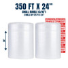 Bubble Cushioning Wrap 3/16 350 ft x 24 Perforated Every 12 Small Padding