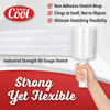 2 Pack Industrial Strength Mini Hand Stretch Wrap 5 - 1000 ft Roll 74 Gauge