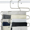 Trousers Hanger 5 Layers S Shape Pants Scarf Hanger Holder Closet Space Saver