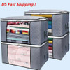 US Large Anti Dust Clothes Storage Bag Quilt Blanket Storage Sort Home Organizer