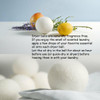 6 Wool Dryer Balls XL 100percent Organic Wool Natural Laundry Fabric Softener new