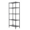 5 Tier Assembled Standing Steel Storage Rack Shelves Adjustable Heavy Duty