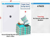 10 Pack 6 SUPER Jumbo XL LARGEST Vacuum Space Saver Storage Bag 4 Travel Bags