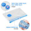 1/8/25 Vacuum Storage Bags Space Saver Hoover Compression for Travel Triple Seal