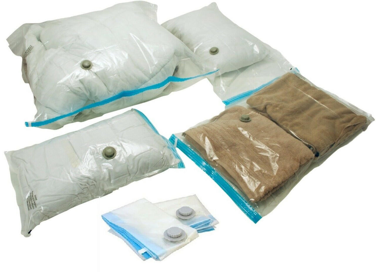 10 PACK XL Space Saver Extra Large Vacuum Seal Storage Bag ZIPLOCK  Organizer Bag - Redstag Supplies