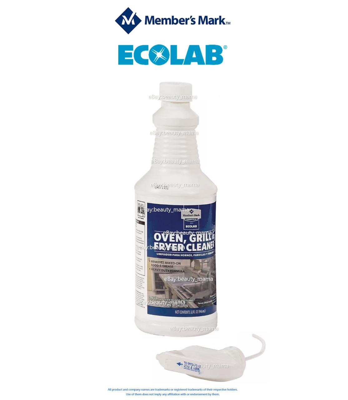  Product of Member's Mark Commerical Oven, Grill and Fryer  Cleaner by Ecolab (32 oz, 3 pk.) - All-Purpose Cleaners [Bulk Savings] :  Health & Household