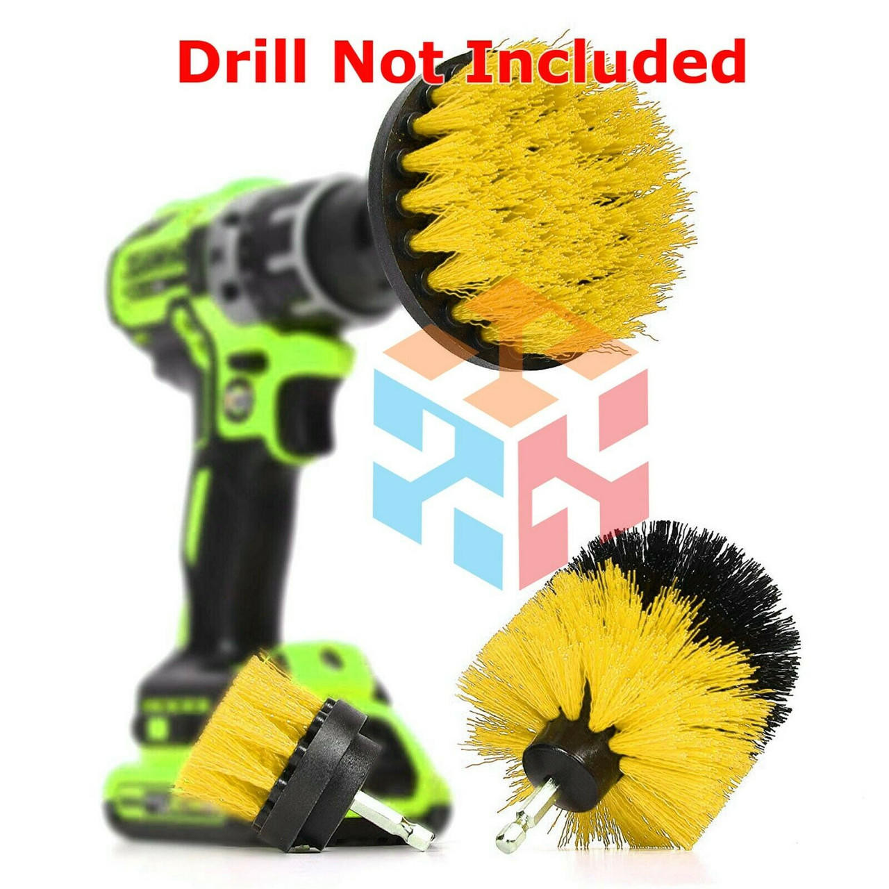 3PCS Drill Brush Power Scrubber Drill Attachments For Carpet Tile Grout  Cleaning - Redstag Supplies