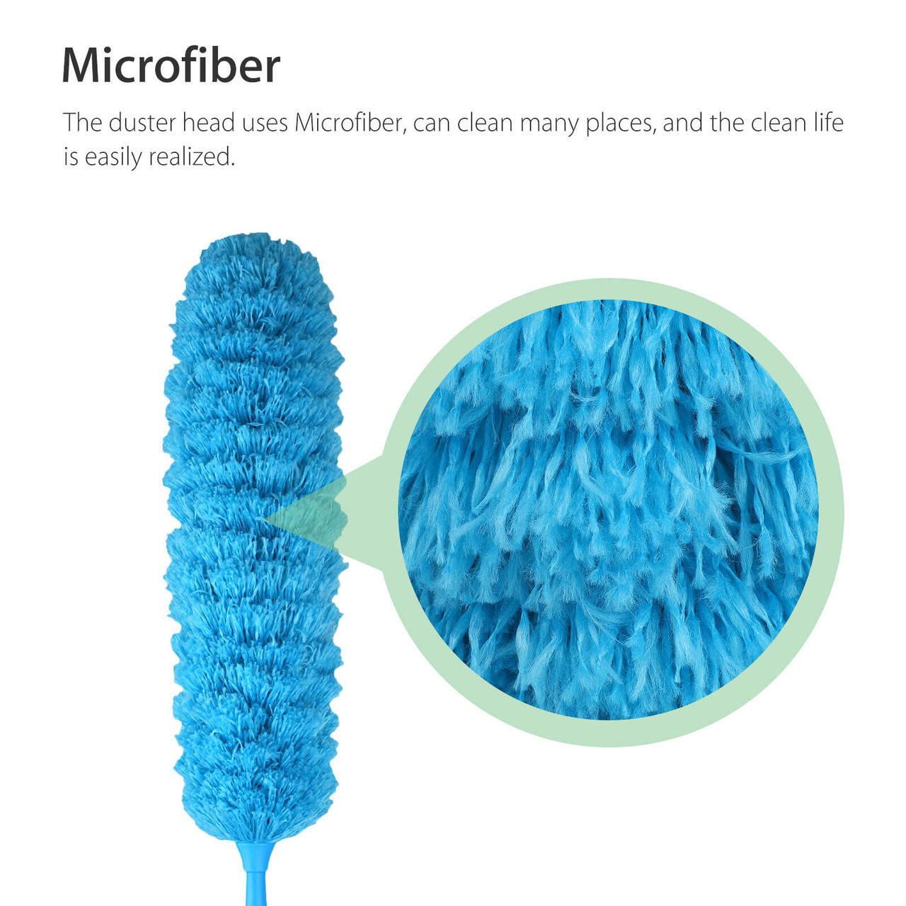 Microfiber Duster Cleaning Brush Dust Cleaner Bendable Handle Soft Ceiling  Fan - Redstag Supplies