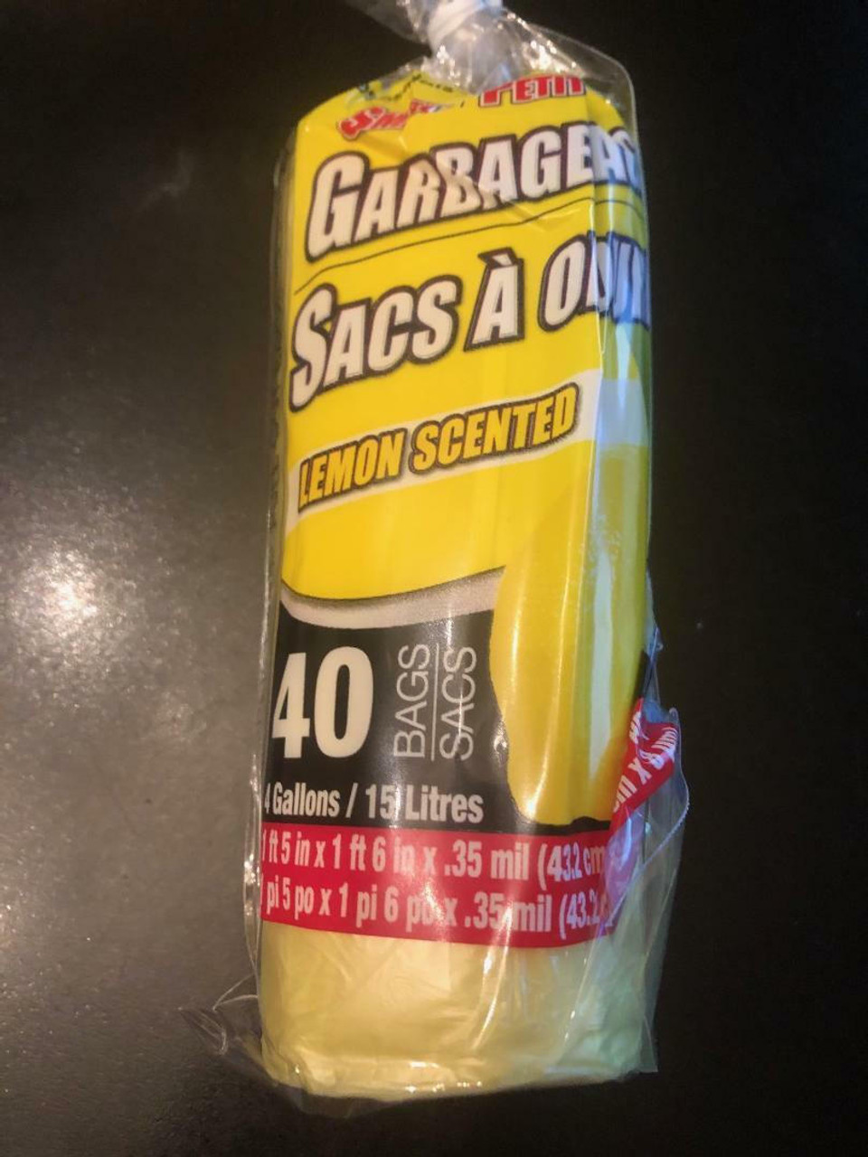 New Scented Garbage Trash Bags 4, 7, 8, or 13 Gallon - Rose Vanilla Lemon,  More