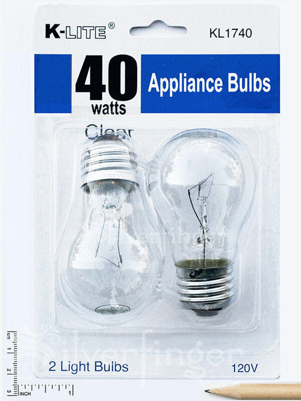 2-Pk Appliance Light Bulb Refrigerator Freezer Oven Microwave Fridge Fan  A15 40W - Redstag Supplies