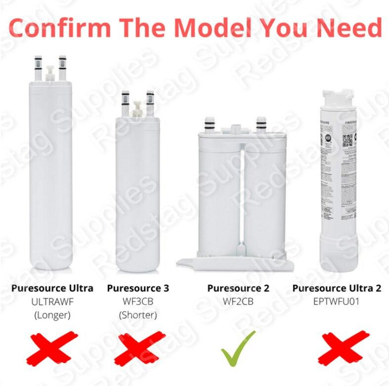 (2 Pack) WF2CB Frigidaire Puresource2 Water Filter Kenmore 9911 9916 ...