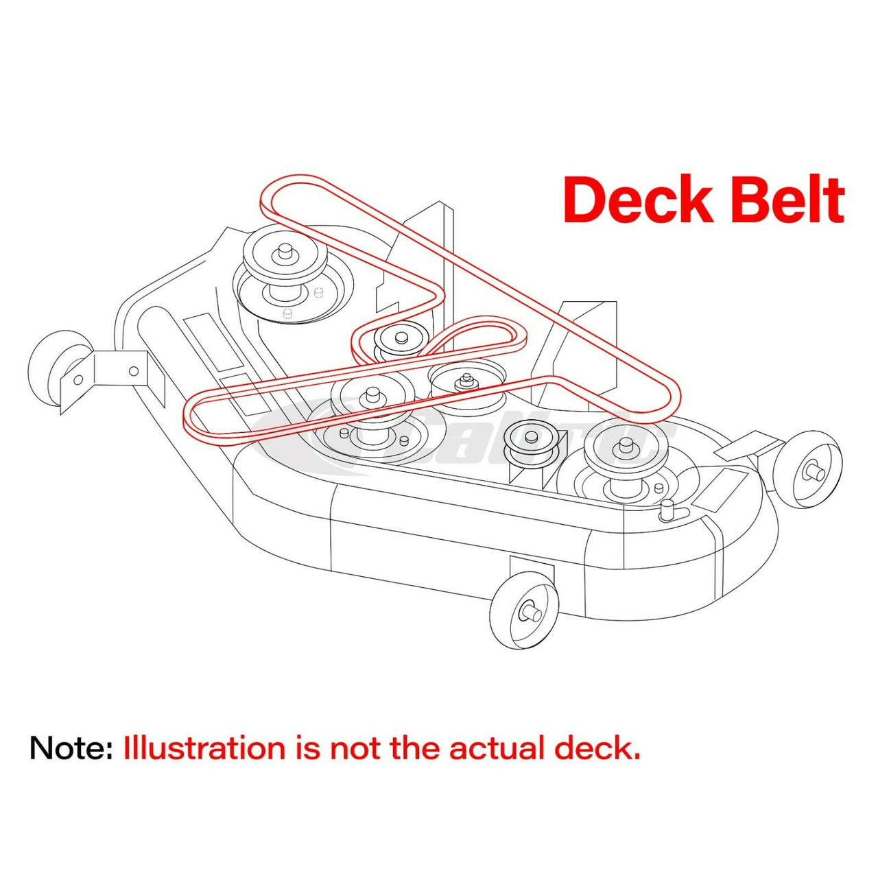 Craftsman lt3000 shop drive belt