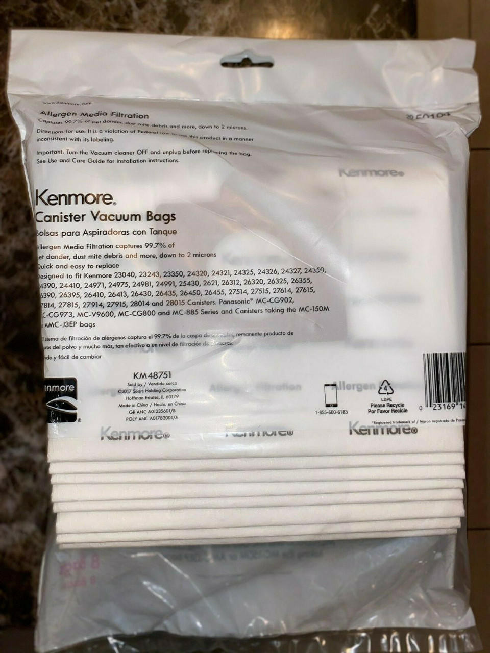 Kenmore Canister Vacuum Cleaner Bags