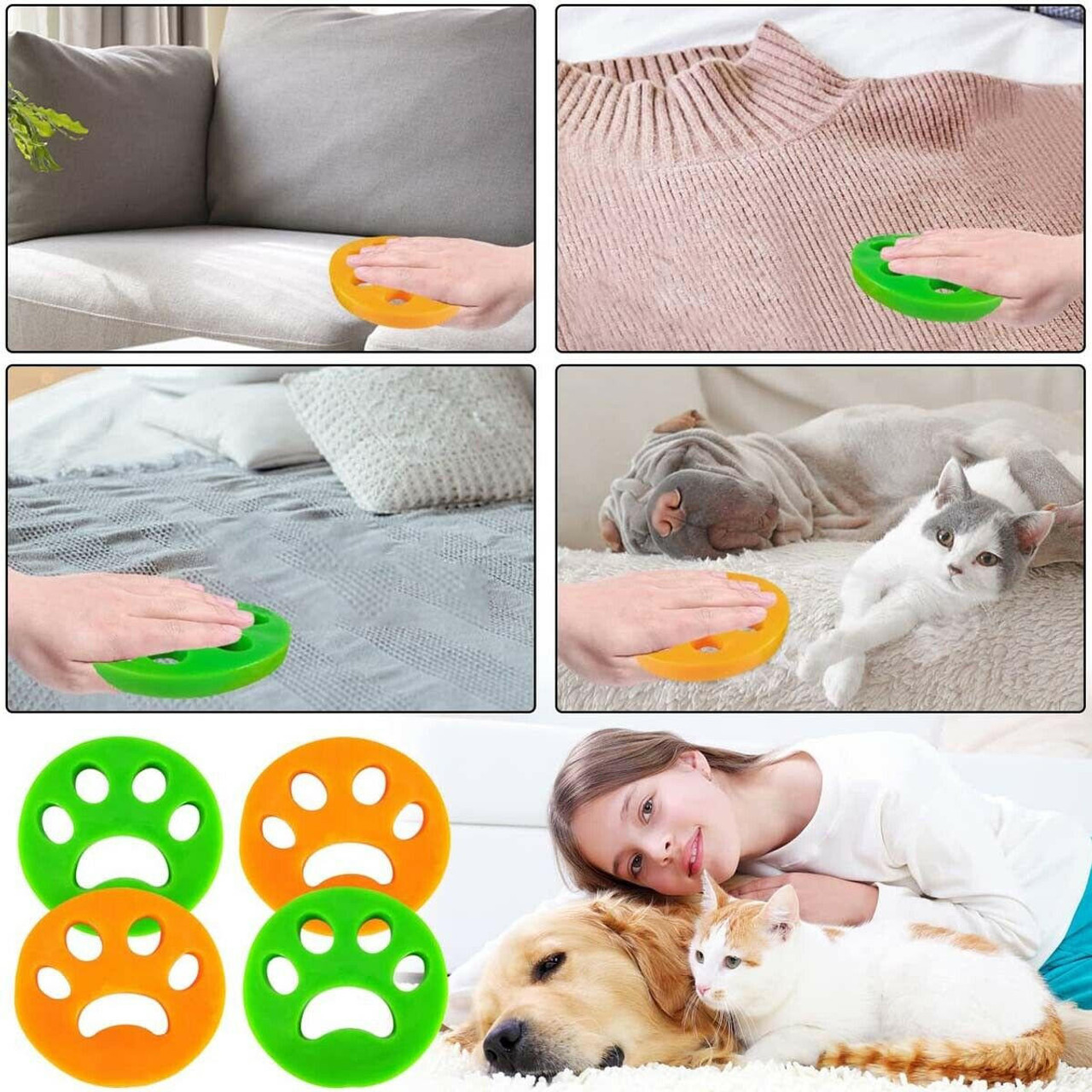 Pet Hair Remover Washing Machine Dryer Hair Catcher Reusable Cat Dog Fur  Lint Hair Remover Pet Hair Cleaning Tools