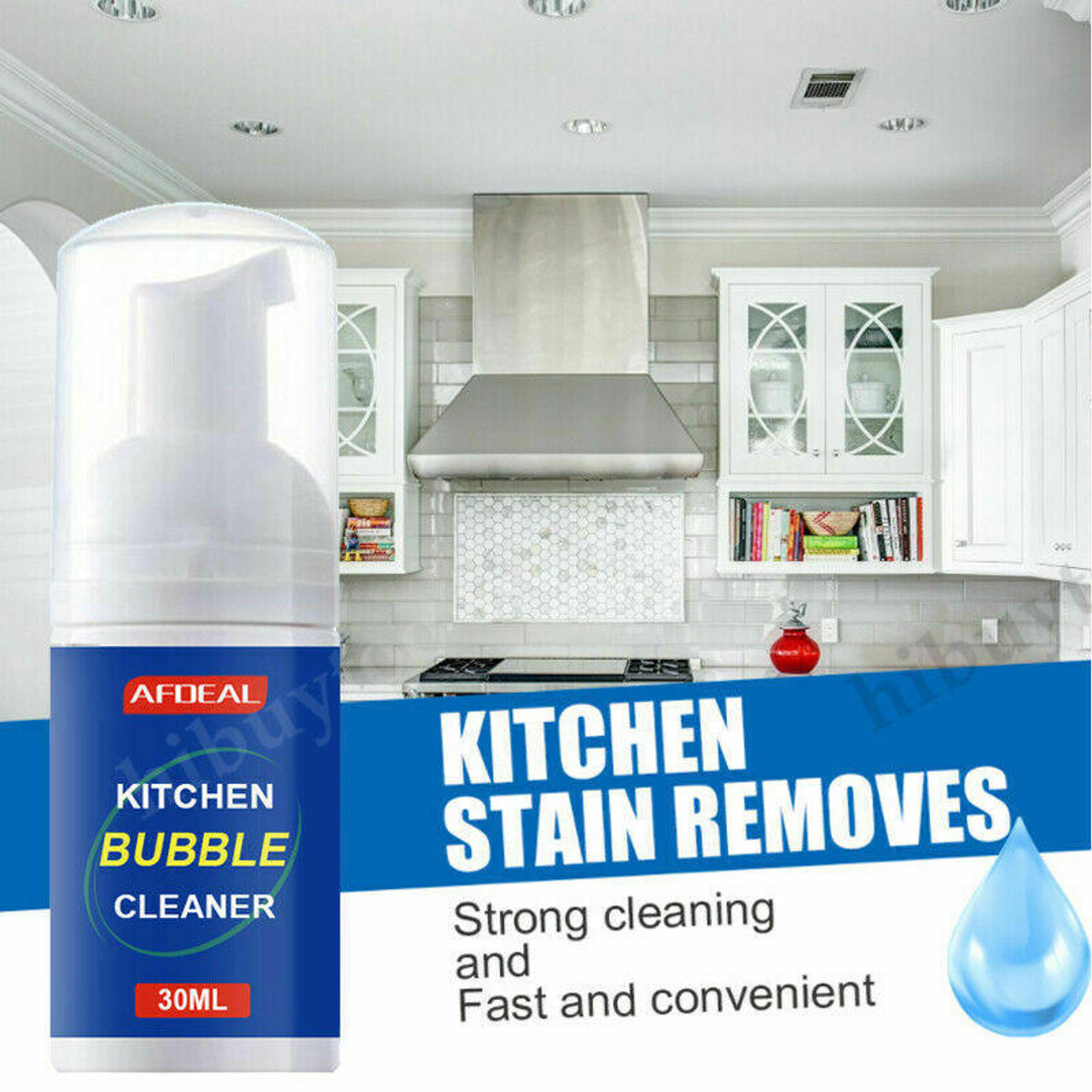 2pc Multi-Purpose Cleaning Bubble Cleaner Spray Foam Kitchen Grease Dirt  Removal - Redstag Supplies