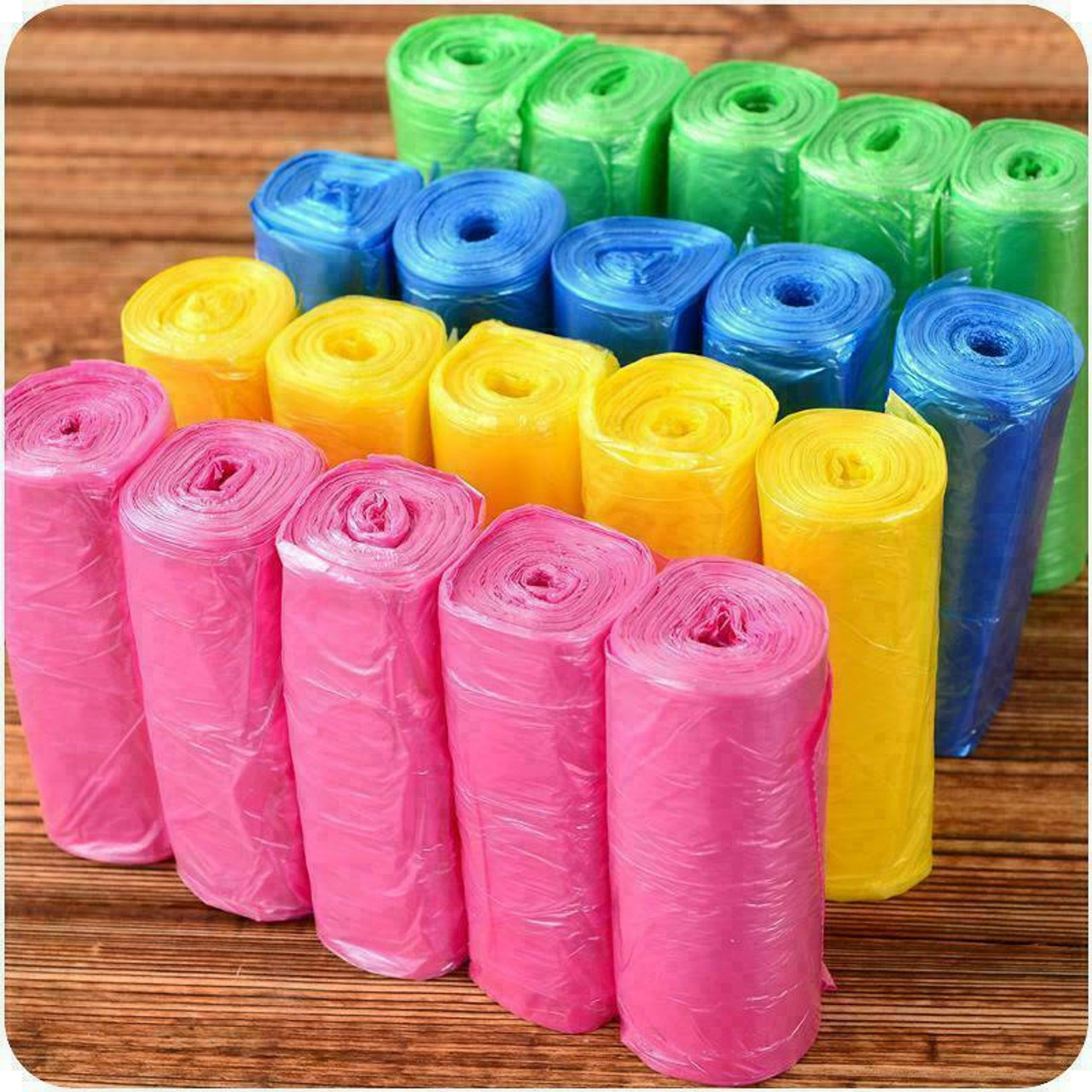 150pcs Small Trash Bags Garbage Bag Thin Disposable Home Kitchen Plastic Bag