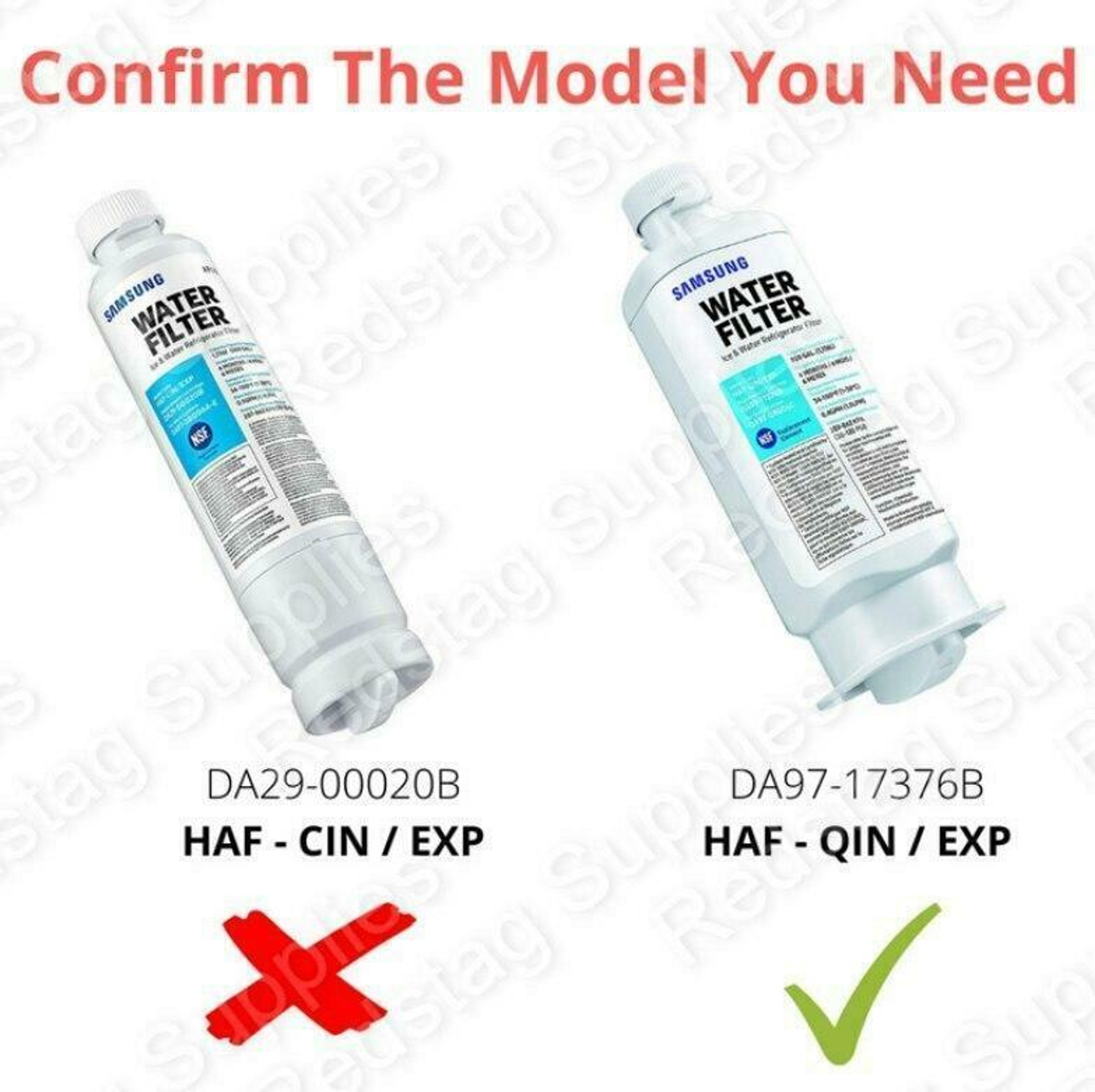 Samsung Refrigerator Water Filter DA9717376B (HAFQIN/EXP)
