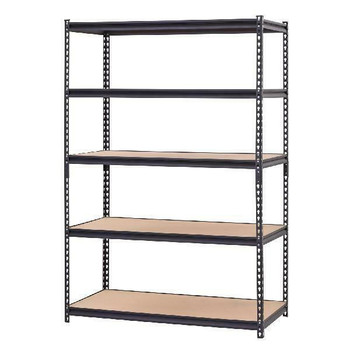 5 Shelf Heavy Duty Metal Muscle Rack Garage Shelving Storage 48W x 24D x 72H